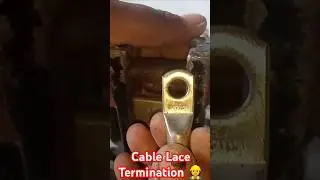 Cable Lace Termination #shorts#viral #wiring #mcb #cable #electrical 👷 #wire
