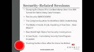 Caveon Webinar Series - Test Security Lessons Learned at ATP 2016  - April webinar