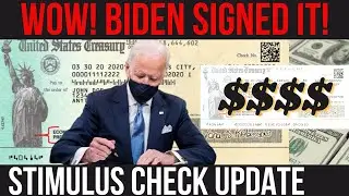 BIG SSI CHECKS ARRIVING TODAY! Biden Signed Bill + $300 Check Deadline Tomorrow + Stimulus Check Upd