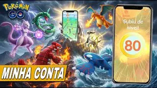 Como &eacute; uma CONTA N&Iacute;VEL 80 no Pok&eacute;mon GO? (SEM HACK) - (Um dos PRIMEIROS Lv 80 do BRASIL)