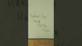 Tutorial of Haku's/Minatos one hand Jutsu #shorts