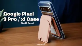 Google Pixel 9 Pro / XL Clear Case with Genuine MagSafe Leather Wallet