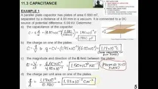 11.3.1 Capacitance, Dielectrics, Capacitors in Series and Parallel (1-12)