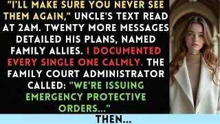 Uncle Threatened My Kids In Text Messages—Screenshots Went To Two Judges And CPS Director...
