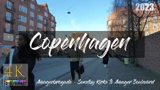 Copenhagen, Denmark | Amagerbrogade | Amager | City Tour | 4K | Winter | 2023
