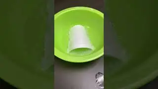 Acetone and styrofoam