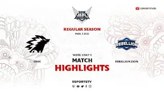 Onic vs Rebellion Zion HIGHLIGHTS MPL ID S11 | RBL vs ONIC ESPORTSTV