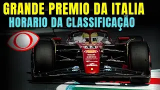 F1 2025 - GP DA ITALIA - CLASSIFICA&Ccedil;&Atilde;O - HORARIO DA TRANSMISS&Atilde;O NA TV BAND - FORMULA 1