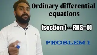 How to find complementary function when RHS=0 in English