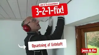 Profilbr&aelig;dder - ops&aelig;tning og montering af listeloft. Se hvordan her