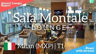 SALA MONTALE | MILAN (MXP) AIRPORT 🇮🇹  | Terminal 1 | Priority Pass | Lounge Visit
