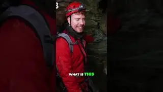 Caving Adventure: Epic Swim Through Freezing Rapids#mrbeast