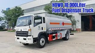 HOWO RHD 15,000 Liter Fuel Dispenser Truck For Tanzania Zambia | Mobile Refuelling