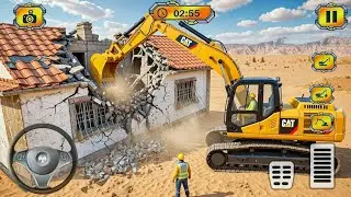 Real City Construction Simulator 3D 🚧 Road Builder & Excavator Trucks | Android Gameplay