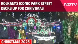 Christmas 2025 | Kolkata&rsquo;s Iconic Park Street Decked Up Beautifully With Lights, Stars And Cribs