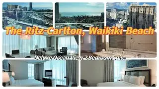 Ritz-Carlton Waikiki Beach | Deluxe Ocean View 2 Bedroom Suite | room tour