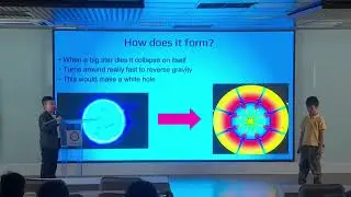 White holes: the wonders of space - Hiro & LuLu [TTS Presentation 2024]