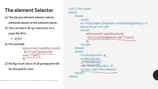 Introduction to jQuery