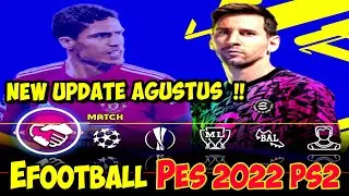 EFOOTBALL PES 2022 Damon PS2 Wahyu Game Rental AGUSTUS New Update