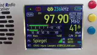 TEF 6686 LW/MW/SW/FM Stereo Portable Radio WIYY 97.9 FM Baltimore Maryland