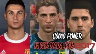 COMO HACER FACES PARA PES 2017,2016!!!