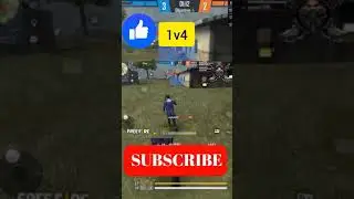 1 v 4 clutch in Free Fire AWM MP5 😁 #playerislive