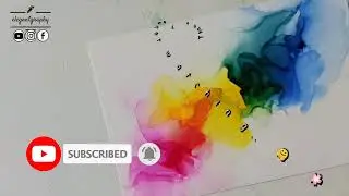 alcohol ink art / how to use alcohol ink / beyond ink /elegantgraphy