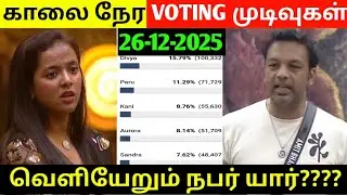Bigg Boss Season 9 Tamil Today Voting|Bigg Boss Season 9 Tamil Voting Result Today|Bb9tamil 