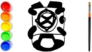 How to draw Ben 10 Watch | Omnitrix Step By Step Drawing | Ben 10 Watch