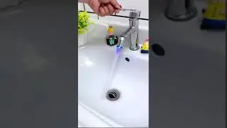 automatic tap faucet led light #shorts