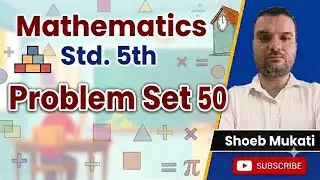 Mathematics Std. 5.Class5. Problem set 50.Topic 11. Perimeter and area #mathematics #perimeter #area