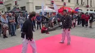 Niort Self défense hapkido taekwondo, arts martiaux coréen,démonstration avec Maitre  Fawzi ANWAR