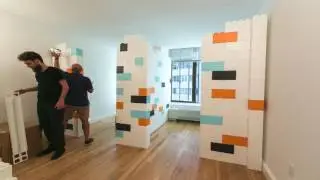 EverBlock Apartment Divider Wall Time Lapse