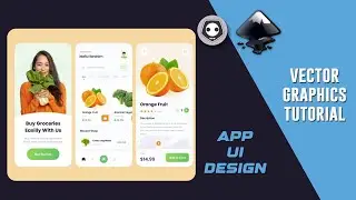 Mobile App Design in Inkscape | UI/UX (Wireframe, Prototype) Figma tutorial