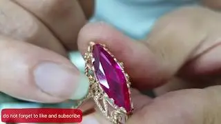РЕМОНТ ЗОЛОТОГО КОЛЬЦА С КАМНЕМ/GOLD RING REPAIR,broken teeth