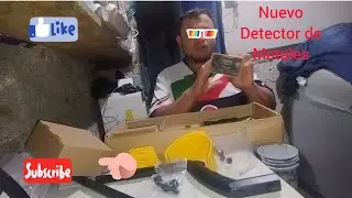 Destapando mi nuevo detector de metales tc200#viral #detectordemetales #oro #golden 