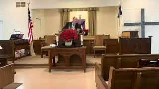 Brother Charley Churchman preaching “We Need Vision To To See The Future”