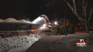 An inside look at overnight snow removal efforts in Sioux Falls