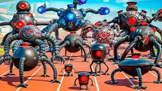 КТО САМЫЙ БЫСТРЫЙ ИЗ ВСЕХ НОВЫХ ОМНИДРОИДОВ В ГАРРИС МОД? ВСЕ OMNIDROIDS В Garry`s Mod