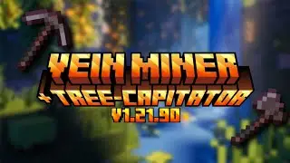 MCBE: Vein-Miner + Tree-Capitator v1.21.111 Showcase