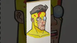 Drawing mark Grayson from invincible #shorts