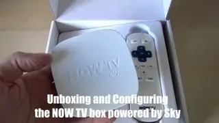 Unboxing and configuring the NOW TV Box powered by Sky