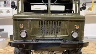 Cross rc Газ 66 сборка салон,оптика Gaz 66 1:10 часть 5