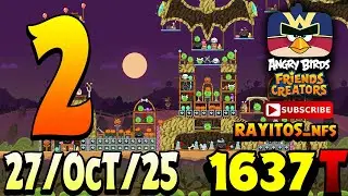Angry Birds Friends Level 2 Tournament 1637 Highscore  POWER-UP walkthrough