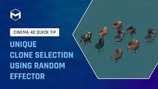 #C4DQuickTip 235: Unique Clone Selection Using Random Effector in Cinema 4D