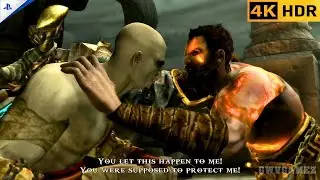 KRATOS vs THANATOS Final Boss Fight & Deimos Death | GOW Ghost Of Sparta [ 4K 60FPS ULTRA HD ]
