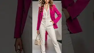 Combinar blazer fucsia #estilo #fashion #ideas #moda #inspiraci&oacute;n #fucsia