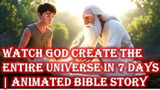 Watch God Create the Universe in 7 Days | Genesis Creation Story | Animated Bible Story