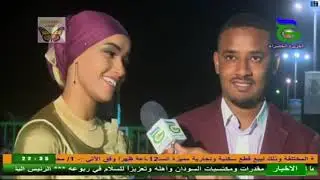 حديث الثنائي يس وخنساء حول مهرجان الجزيرة الثالث 2017م