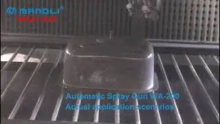 Practical application scenarios of Manoli automatic spray gun WA-200.